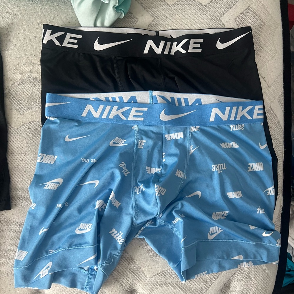 Blue and black Nike boxerbriefs size large